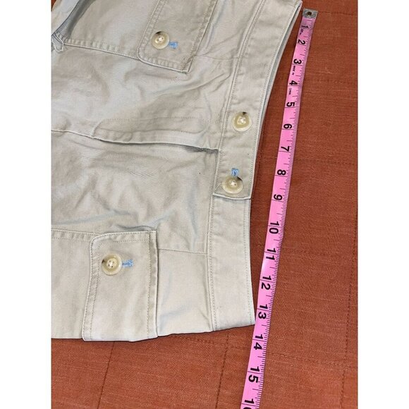 J.McLaughlin Womens Khaki Mini Skirt With Pockets & Button Accents Size 0 - Picture 4 of 5